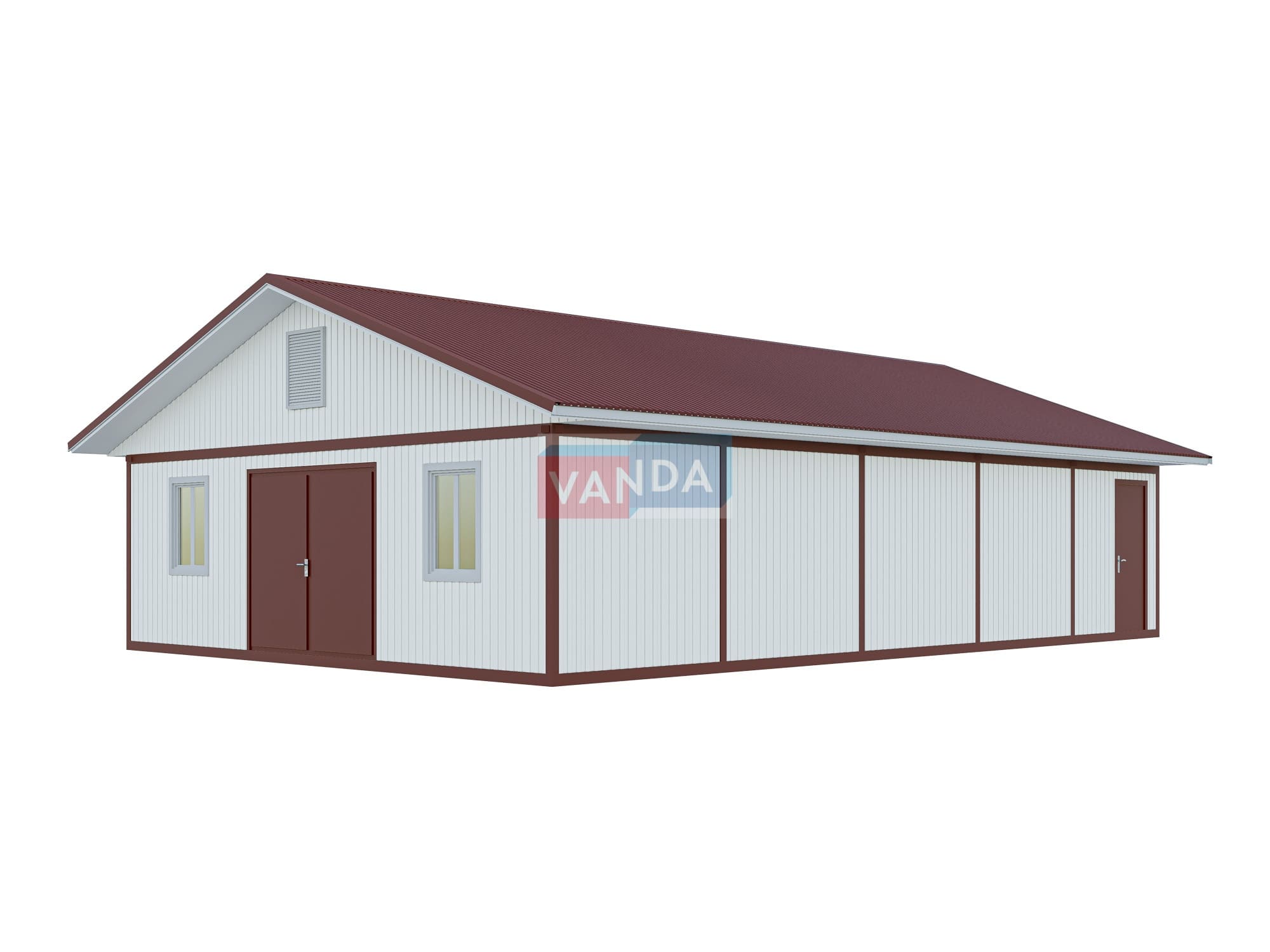 Проект модульного склада 8.0х12.0